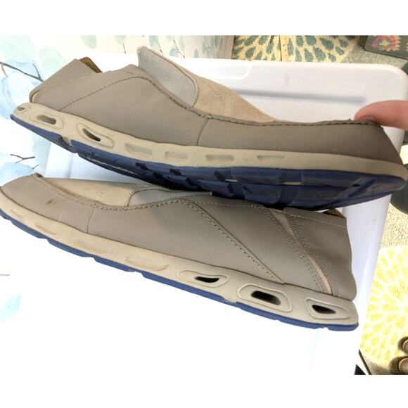 Columbia Bahama PFG Series Water & Boat Slip On Shoes Tan US Men\'s 16 WIDE Width main image 4
